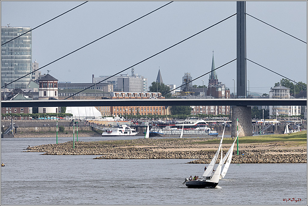 100 Jahre Rheinwoche 2022 - 2. Wettfahrt  Hitdorf - Duesseldorf, 03.06.2022,